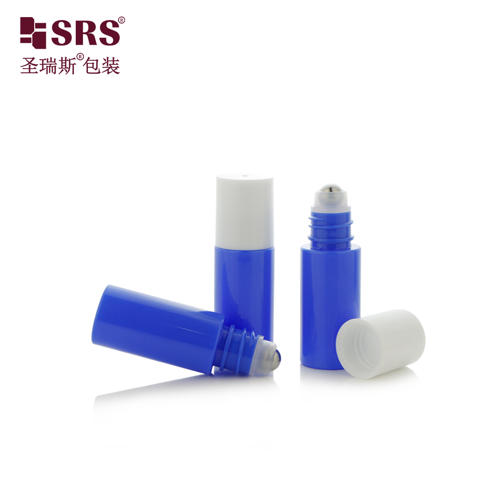 Hot Sale 15ml Durable PET Roll on Bottle Empty Perfume Oil Container 
